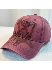 Gorra de béisbol con estilo de graffiti - Casual estilo hip hop callejero, de poliéster