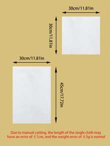 2pcs 14ct White Cross Stitch Fabric, 30*45cm/30*30cm, Suitable For DIY Cross Stitch Handcraft - White - View 6