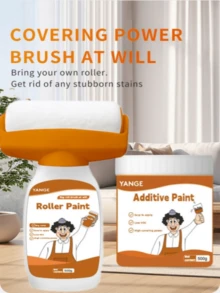 100g/500g 白色墙面漆，修补漆，自喷漆，墙面填充剂，适用于墙面划痕、霉菌、涂鸦，去除墙面污渍的最佳选择 - 彩色 - 查看 3