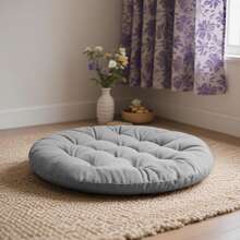 1pc Outdoor Seat Comfort | Seat Cushion, Placemat, Slow Rebound, Non-Slip Design. Suitable For Porch Swings, Leisure Chairs, Hammocks. Odorless All Year Round. Round Shape. Multi-Purpose & Multi-Scene Use: Tatami Mats, Driving Cushions, Car Driving Heightening Pads, Thick Butt Pads.