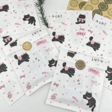 100pcs 4.7x6.7 Inch Gift Packaging Bags, Including Kitten Pattern Party Gift Bags And,Thickening Paper Packaging Bags, Suitable For Gift Packaging Bags, Weddings, Birthdays, Party Gift Bags, Cruise Ships, Transportation, And Craft Gift Packaging Bags - Multicolor - View 4