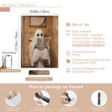 1 件马桶上的鬼魂印刷品 | 有趣的万圣节浴室装饰 | 复古万圣节墙壁艺术 | 可爱的鬼魂海报 | 万圣节装饰 | 万圣节海报 | 带框或不带框，房间装饰，家居装饰，大学宿舍公寓装饰，酒店、家庭、客厅、卧室、浴室和办公室墙壁装饰的礼物 - 彩色 - 查看 20