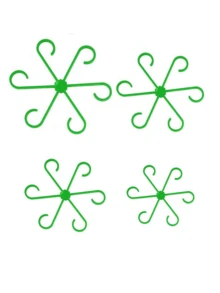 4个装耐用植物支撑夹：坚固的茎夹，适用于攀援植物 - 塑料材质。4个装耐用植物支撑夹：坚固的茎夹，适用于攀援植物 - 塑料材质。适用于各种茎类植物。提供牢固稳定的支撑，防止植物倒伏。 - 彩色 - 查看 11