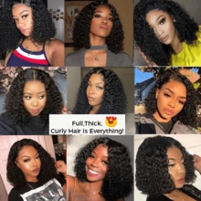 Glueless Bob Wig Water Wave Pixie Cut - 150% Density Natural Hair With Pre-Plucked & Bleached 13*4 Lace Front, Adjustable Cap For Secure Fit - Beginner-Friendly No Glue Needed, Suitable For All Ethnicitie