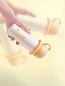 1 Pieza, Personalizado de una pieza, Transferencia estándar de cristal, Caja de regalo para almacenamiento de cepillo de dientes de pareja para viajes / Cepillo de dientes portátil / Caja creativa para enjuague bucal y cepillo de dientes / Conjunto de vaso y taza de cepillo de dientes para viajes / Un paquete / Compacto / Fácil de transportar / Uso diario / Viajes de negocios / Deportes / Fitness / Playa / Embarque - Caqui - Ver 3