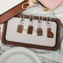 10/30/50/100Pcs Random Mixing Multiple Styles Chocolate Resin Earring Charms Diy Keychain Bracelets Pendant For Jewelry Making - Food - View 5