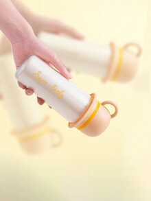 1 Pieza, Personalizado de una pieza, Transferencia estándar de cristal, Caja de regalo para almacenamiento de cepillo de dientes de pareja para viajes / Cepillo de dientes portátil / Caja creativa para enjuague bucal y cepillo de dientes / Conjunto de vaso y taza de cepillo de dientes para viajes / Un paquete / Compacto / Fácil de transportar / Uso diario / Viajes de negocios / Deportes / Fitness / Playa / Embarque - Caqui - Ver 5