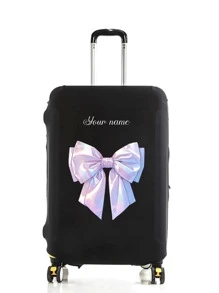 1 Piece, 定制拉杆箱套, 独特, 轻便, 旅行, 行李箱防尘, 弹力, 印花, 图片, 加厚, 一件定制, 大容量, 轻便, 可爱, 时尚, 个性化, 旅行, 旅行必需品, 旅行必需品, 纯色, 大, 中, 小, 商务旅行