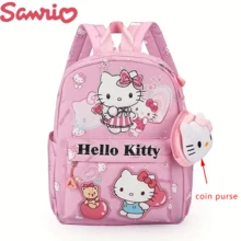 Sanrio 1个卡通包 新款三丽鸥包 超轻精致 Hollekt，酷洛米背包，返校季，抽绳包，书包，大学包，返校季 - 彩色 - 查看 16