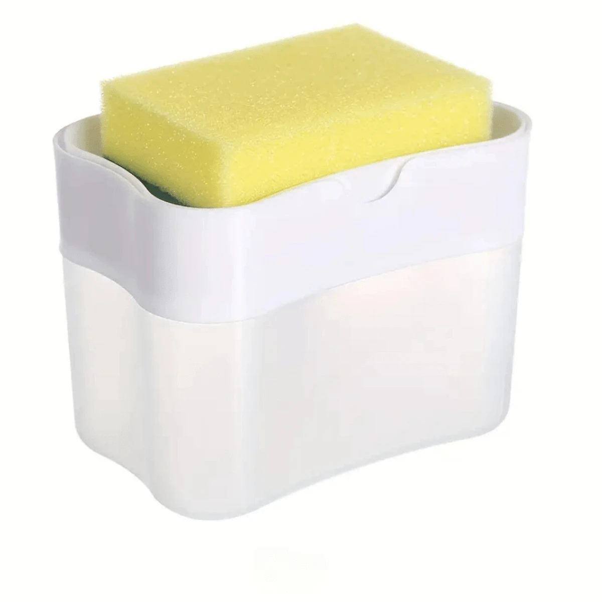 Detergent Holder With Dispenser + Sponge Included 600ml - 白色 - 查看 1