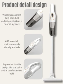 Accessoires de nettoyage ménagers, aspirateur sans fil puissant à haute aspiration avec tête de brosse flexible et design portable, robot de nettoyage, convient pour tapis de voiture, maison, bureau, sols durs, poils d'animaux de compagnie, etc.
