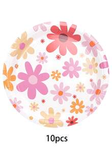 10 pièces Set de vaisselle de fête Daisy groovy : assiettes, gobelets, serviettes. Fournitures de fête Daisy. Ensemble rétro hippie boho de fleurs Daisy boho. Gobelets en papier, couverts de fête. Décorations pour anniversaire, baby shower, mariage, fête hippie Daisy - Multicolore - Voir 12
