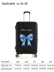 1 Piece, 定制拉杆箱套, 独特, 轻便, 旅行, 行李箱防尘, 弹力, 印花, 图片, 加厚, 一件定制, 大容量, 轻便, 可爱, 时尚, 个性化, 旅行, 旅行必需品, 旅行必需品, 纯色, 大, 中, 小, 商务旅行