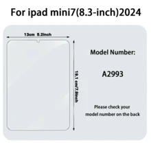 2 miếng dán màn hình mờ tương thích với iPad 11/10/9/8/7/6/5/2025Air/2024Air/2024Pro/2022pro/2021pro/2020pro/2018pro/Mini6/Mini5/Mini4/Air5/Air4/Air3 (7,9"/10,2"/11"/10,9"/8,3"/12,9"/9,7"/10,5"/13"), Chống trầy xước, Siêu trong, Tương thích với Apple Pencil, Chống chói, Cảm ứng nhạy, Văn phòng/Vẽ, Thích hợp làm quà tặng cho bạn bè Chống nước Chống sốc Chống rơi Chống rơi Chống vân tay Bao phủ toàn bộ - Số lượng 2 chiếc - Xem 30