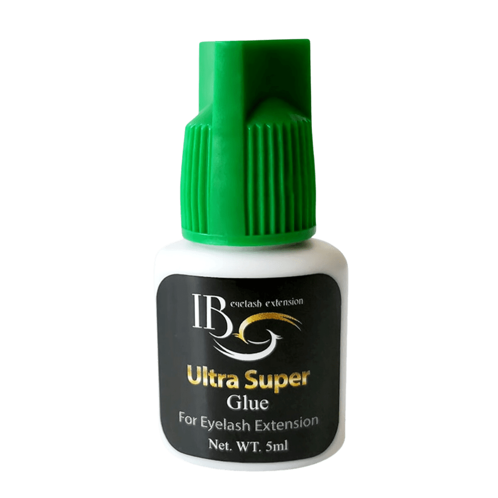 I Beauty Adhesivo IB Ultra Super Glue Tapa Verde 5ml, Pegamento para Extensiones de Pestañas,