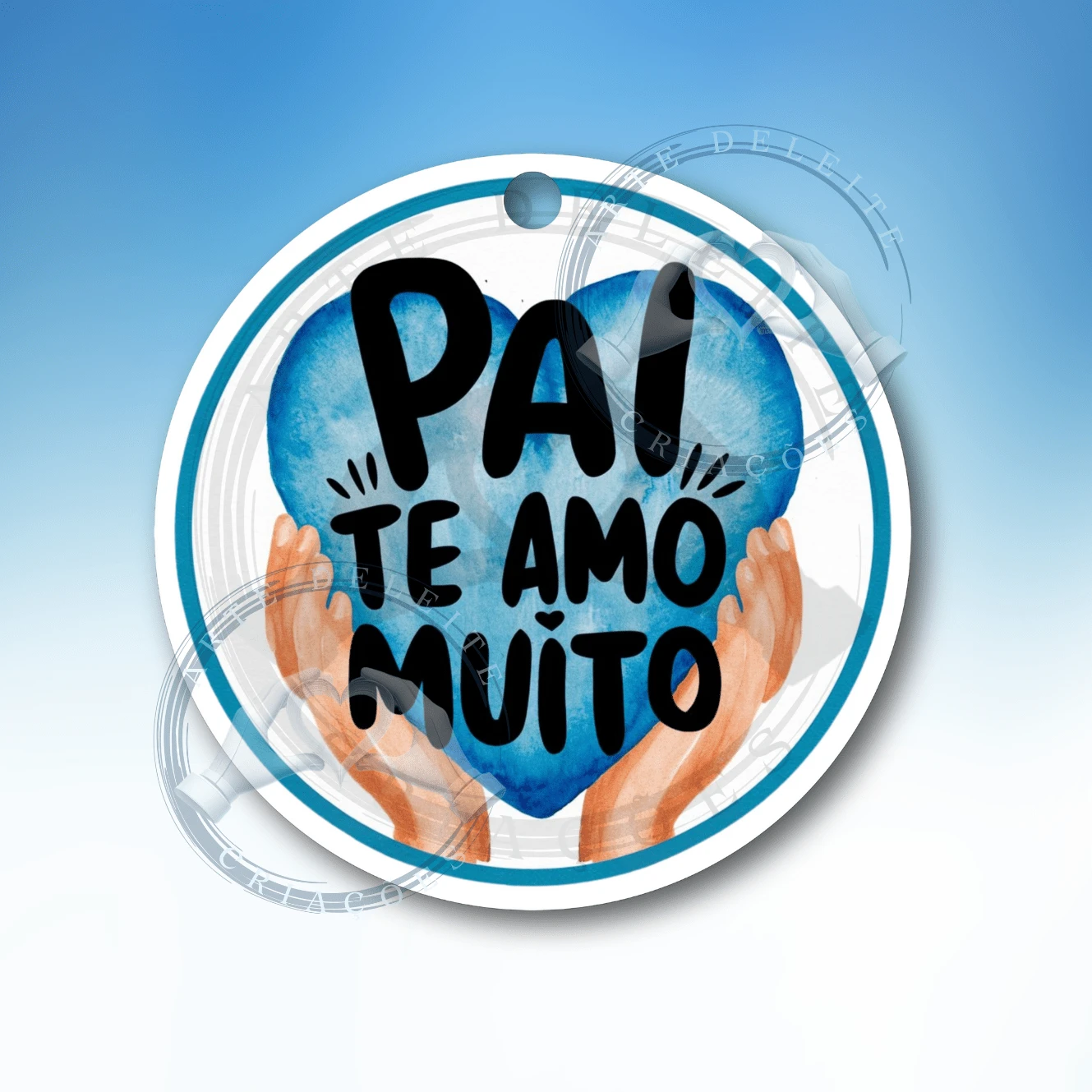 100 Cards/Mini Tag Or Sticker - Happy Father's Day/Gift Card/The Best Dad In The World-I Love You