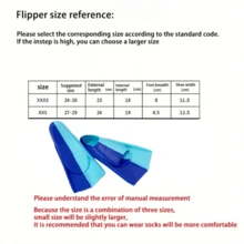 Professional Silicone Short Fins - For Freestyle, Breaststroke, Swimming - Soft Silicone Beginner Swimming Training Equipment, Easy-To-Use Swim Flippers, For Fun In The Pool, Beach Essentials, Beach Accessories, Pool Float