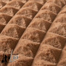 Kit Of 6 Decorative Soft Plush Velvety Cushion Covers With Zipper 44x44cm - WHITE - View 3