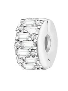1 hạt charm bạc 925, thích hợp để làm vòng tay, lắc tay cho nữ, dùng để tự làm trang sức và trang trí hàng ngày. - Bạc - Xem 18