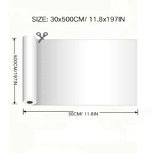 1 Roll 30cm X 500cm / 30cm X 60cm Permanent Self-Adhesive Vinyl Sticker Transfer Tape, Suitable For Party Decorations, Stickers, Craft Cutting, Car Decals DIY - Red - View 8