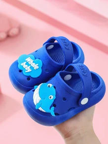 Toddler Anti-Slip Indoor Soft Sole Breathable Cartoon Slippers, Suitable For Babies & Infants, Summer - Blue - View 2