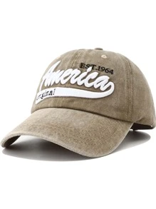 1 Piece1964 America Vintage Distressed Embroidered Baseball Cap For Men & Women - Breathable, Casual, Adjustable, UV Protection