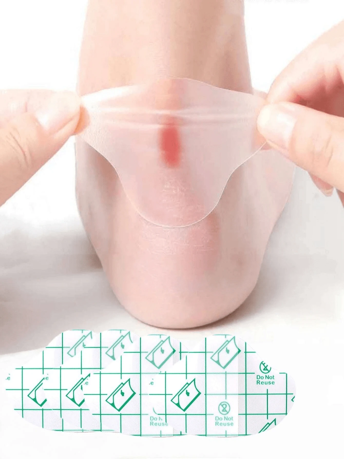 60pcs Gel Heel Protectors, Adhesive Blister Pads For Heel Liners, Shoes Stickers, Pain Relief & Foot Care Cushion Grip