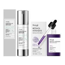 Hoygi 护肤套装、2 件套、3 件套、精华 - 保湿滋润、积雪草提取物、含透明质酸、烟酰胺、紧致滋养、保湿锁水、亮白、日常面部精华、视黄醇精华、面部精华、面部护理、积雪草提取物、收缩毛孔、抗衰老精华、紧致肌肤、护肤、精华、面部精华液、眼霜、眼部精华、滚轮、眼部护理、胶原蛋白眼部精华滚轮、黑眼圈和浮肿 - 彩色 - 查看 2