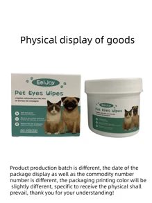 EelJoy Pet Ear And Eye Cleaning Wet Wipes Gently Clean Pet Tear Stains. Wet Wipes For The Eyes And Ears Of Cats And Dogs Can Not Only Clean Tear Stains But Also Clean The Ears And Other Parts. Keep The Area Around Your Pet's Eyes Clean To Make Your Pet Look More Energetic. Effective, You Can Use Your Pet With More Peace Of Mind