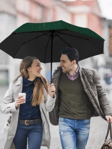 Automatic Folding Umbrella, Windproof Thick Business Umbrella For Men And Women - Similar Umbrella - View 6