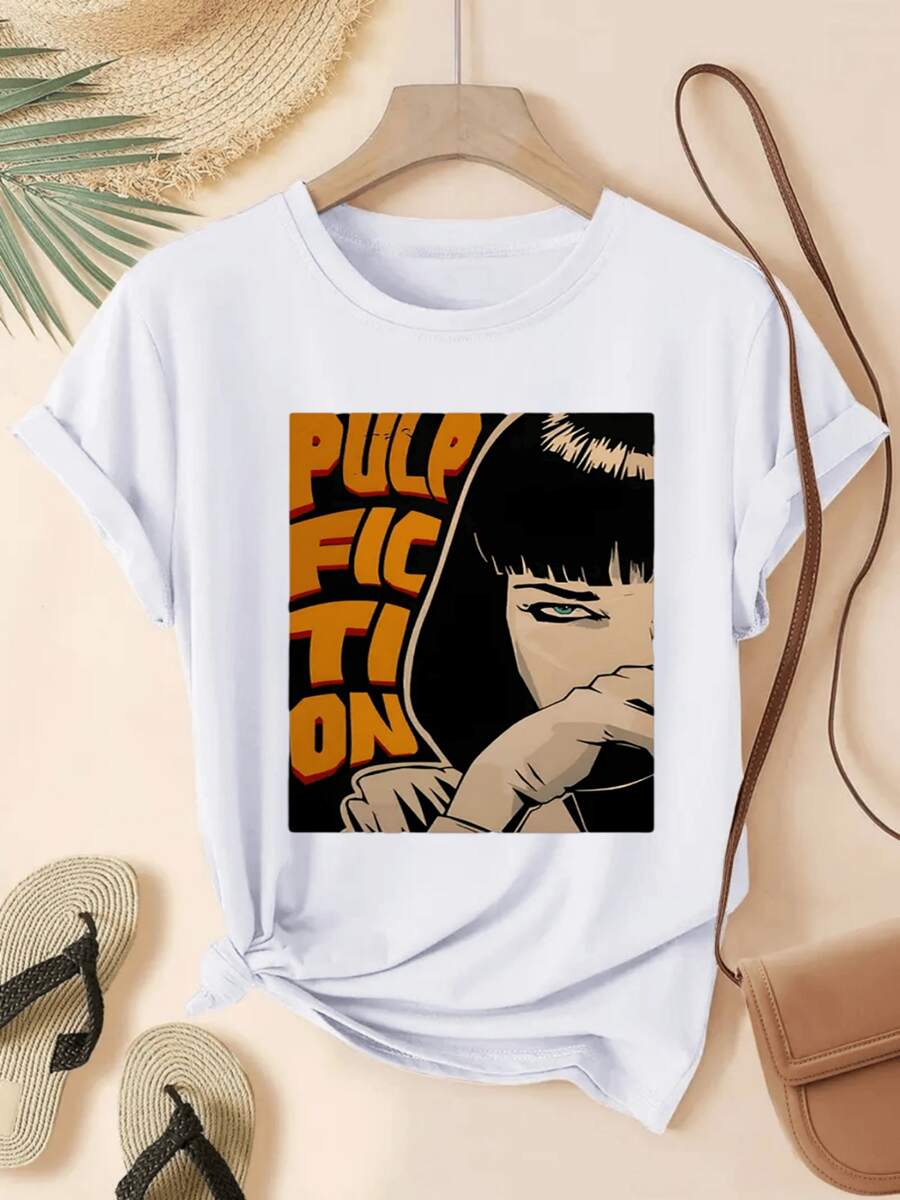 Women T-Shirts - 白色 - 查看 1