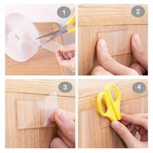 1pc Double Sided Adhesive Tape, Heavy Duty Transparent Washable Ultra-Strong Two Sided Mounting Tape, Strips For Decoration