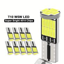 T5/T10 LED 灯泡散热快，拥有 360 度照明角度，提供多种颜色和高亮度。它们易于安装，使用寿命长。194 个 LED 车内灯泡可用于仪表盘指示灯、牌照灯、顶灯、前后侧示廓灯、后备箱灯、转向灯、示宽灯、手套箱灯、内尾灯等。