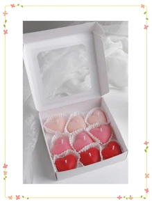 Velas con forma de corazón, velas de aromaterapia, velas con forma artesanal, DIY, props para fotos, adornos creativos, regalos de decoración de cumpleaños, para decoración del hogar, decoración de bodas, velas, decoración de habitaciones, regalo del Día de la Madre, regalos para damas de honor, velas, velas rosas, velas sin llama, velas perfumadas, bodas, velas
