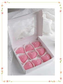 Velas con forma de corazón, velas de aromaterapia, velas con forma artesanal, DIY, props para fotos, adornos creativos, regalos de decoración de cumpleaños, para decoración del hogar, decoración de bodas, velas, decoración de habitaciones, regalo del Día de la Madre, regalos para damas de honor, velas, velas rosas, velas sin llama, velas perfumadas, bodas, velas