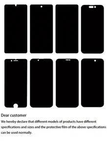 5 piezas Protector de pantalla de vidrio templado antiespía para teléfonos de transición, cobertura completa, fácil instalación, anti-pinchazos, sin burbujas, resistente a arañazos y roturas, adecuado para cumpleaños/familia/amigos/novio/rlrlfriend