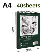 1 قطعة دفتر رسم ملزم حلزونيًا 60 ورقة 8.3" * 11.7"، ورق خالي من الحمض لرسم وتلوين الفن، مثالي للمبتدئين والفنانين، ورق قوي 100جم/110جم للإبداعات السلسة، هدية عيد الميلاد/رأس السنة/عيد الفصح للفنان المبتدئ البالغ