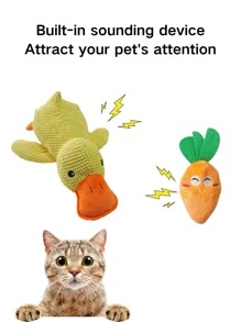 1 Piece Of Plush Smiling Face Carrot Toy, Suitable For Cats And Dogs, Debore, Tooth Cleaning, Pet Sound Toy, Cute Cartoon Carrot Shape, Soft And Interesting, Clean Teeth, Can Be Washed, Not Afraid Of Dirty, Excellent Material, Strong And Durable, Suitable For Daily Use Of Cats And Dogs Of All Sizes