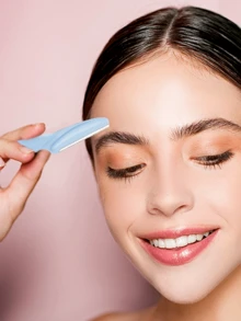 30/12/6/3/1 Set Blue Eyebrow Razor Kit, Eyebrow Trimmer And Razor, Callus Remover And Body Hair Removal Tool, Face And Eyebrow Razor Set With Long Handle Blades And Precision Guard, Women Grooming Tools, Suitable For Daily Use Or Travel, Makeup, Affordable Price, Room Decor, Vanity, Travel, Bedroom, Makeup Accessories, Eyebrow Razor, Affordable Price, Christmas Gift, Cosmetics, Makeup Tools, Cheap Goods, Gift, Women Gift, Christmas Gift