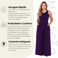 Maby Fashion Plus Size Women's Long Social Party Pantalona Jumpsuit