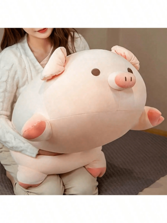 1pc 40cm Soft Plush Pig Stuffed Animal Doll, Cute Piggy Doll Pillow Companion, Ideal Gift For Birthday, Easter, Holidays