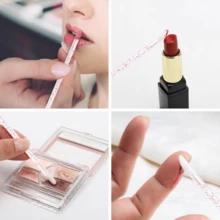 70 brochas para extensión de pestañas, 50 barras de labios desechables, brochas rosas para cejas y máscaras, kits de extensión de pestañas y maquillaje