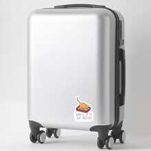 1 Stück "Ich versuche, mich zusammenzureißen" Aufkleber, lustiger Katzenklo Meme wasserfester Vinyl Aufkleber für Laptop, Wasserflasche, Notizbuch, Skateboard, Handy, ästhetischer Humor zur psychischen Gesundheit