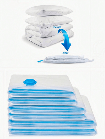 Vacuum Storage Bags, Works With Any Vacuum Cleaner,To Store Clothes And Beddings,Could Save Your Space,Dust-Free,Keep Away From Moisture