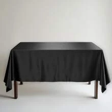 1pc Multi-Color & Size Sateen Tablecloth, Satin Table Decor Fabric For Wedding Party, Banquet, Restaurant, Home, Christmas, Birthday, Hotel Events