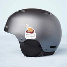 1 Stück "Ich versuche, mich zusammenzureißen" Aufkleber, lustiger Katzenklo Meme wasserfester Vinyl Aufkleber für Laptop, Wasserflasche, Notizbuch, Skateboard, Handy, ästhetischer Humor zur psychischen Gesundheit