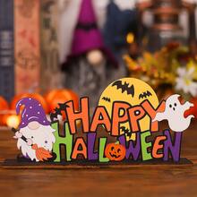 Happy Halloween Desktop Decoration Gnome Ghost Halloween Decoration Ornaments Suitable For Holiday Decoration Halloween Party Desktop Decoration Ornaments Home Decor Fall Decor Room Decor - Multicolor - View 1