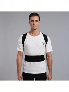 1pc New Grey Posture Corrector For Girls, Suitable For Indoor And Outdoor Use, Female Posture Correcting Belt For Hunchback Correction, Shoulder-Opening, Beautiful Back Shaping And Figure Sculpting&Adjustable, Breathable Orthopedic Brace - Seamless Upper Back, Spine, Neck & Shoulder Support - Ideal For Daily Wear, Clavicle Stabilization - Promotes Healthy Posture, Prevents Slouching Gym Accessories Lumbar Girdles Exercise Waist Belt Suitable For Workout Home Sports And Walk