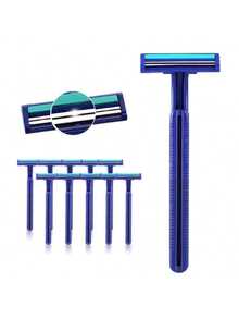 6pcs Disposable Travel Razor, Compact & Portable