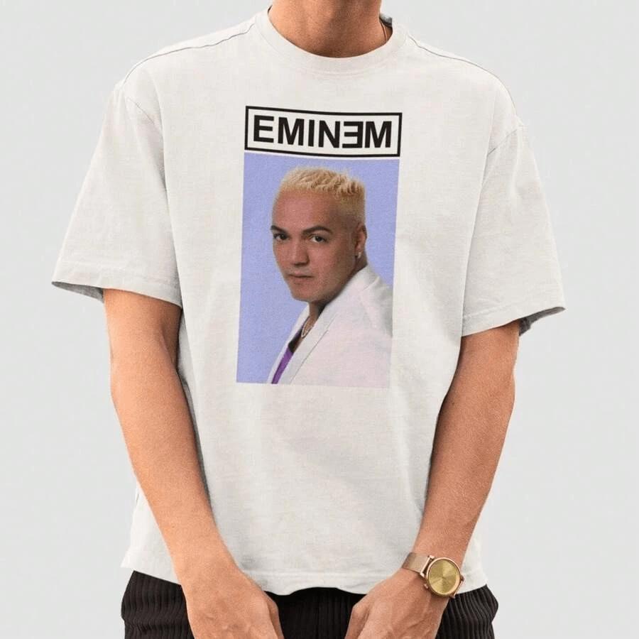 Basic T-Shirt Meme Singer Handsome Unisex Shirt Male Female 100% Premium Cotton Casual - trắng - Xem 1